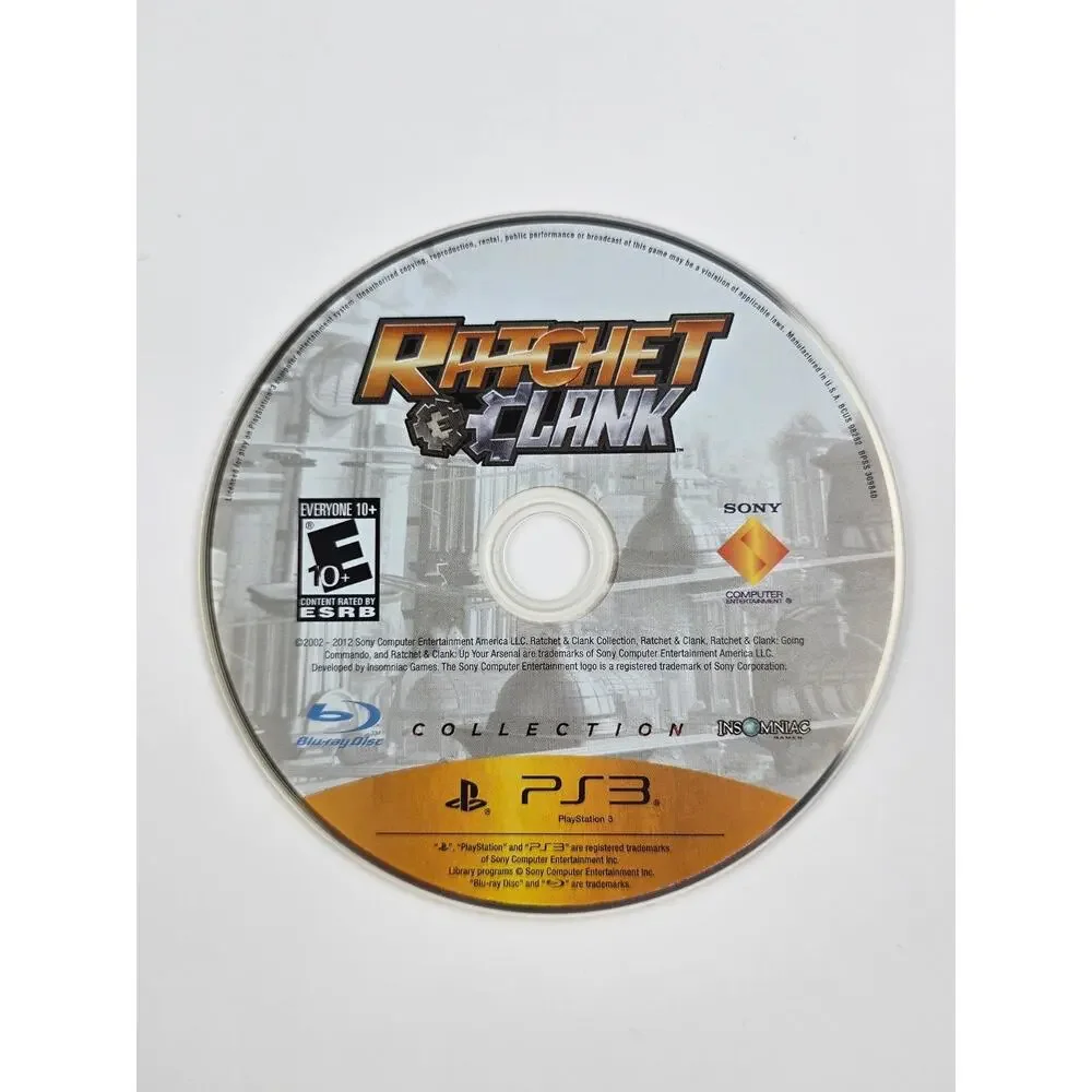 Ratchet & Clank Collection PS3 Sony PlayStation Disc Is Very Good
